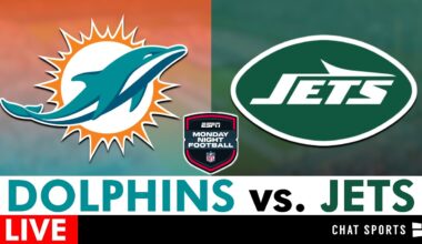 Dolphins vs. Jets Live Streaming Scoreboard, Free Play-By-Play, Highlights | Monday Night Football