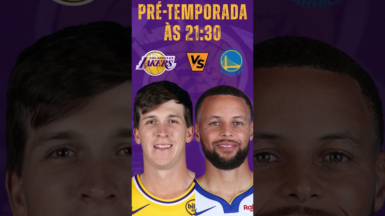 Apresentação Los Angeles Lakers Vs Golden State Warriors - Pré Temporada