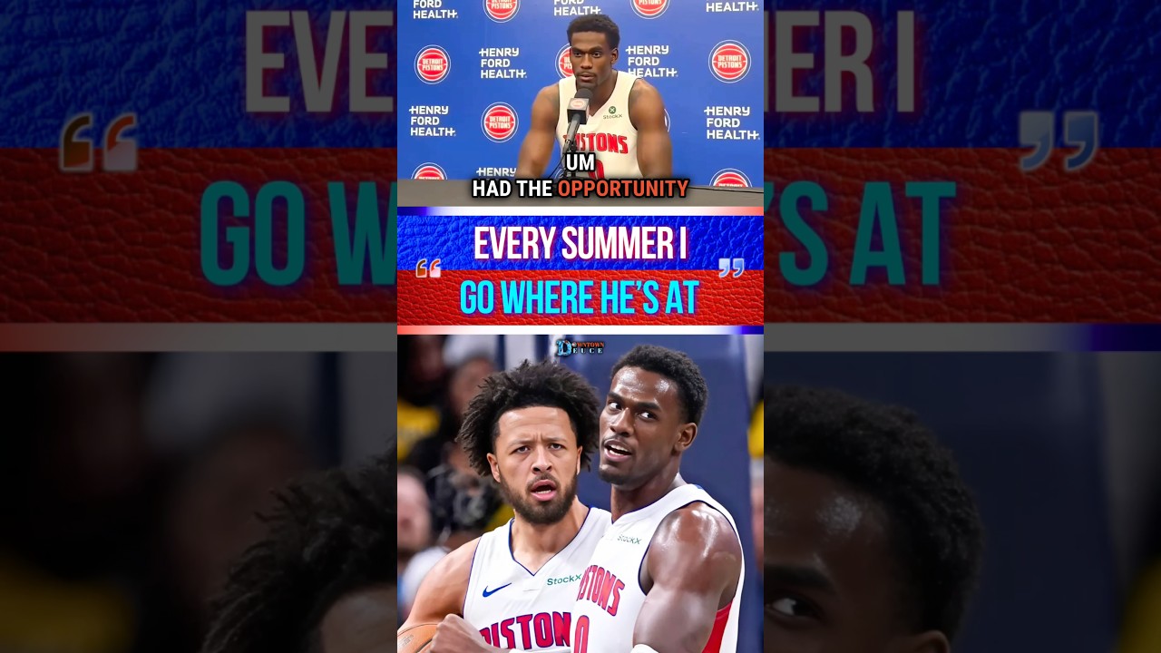 Pistons' Cade Cunningham and Jalen Duren Have GREAT Chemistry!