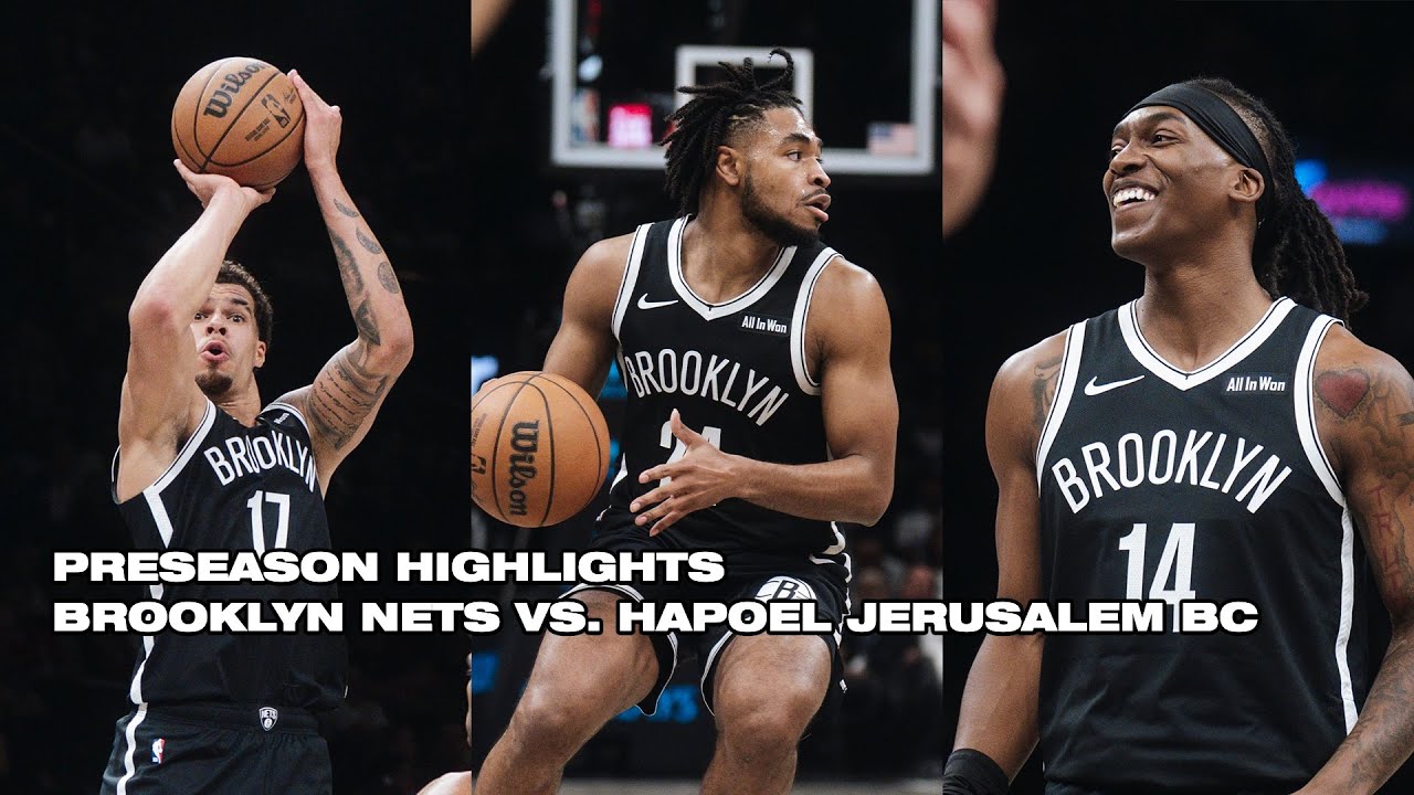 HIGHLIGHTS | Brooklyn Nets defeat Hapoel Jerusalem BC 123-88 in 2025 Preseason Opener