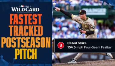 FASTEST POSTSEASON STRIKEOUT PITCH SINCE 2008! 😳 A DOMINANT Mason Miller struck out 5 batters! 😮‍💨