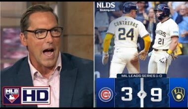MLB Network BREAKDOWN Milwaukee Brewers dominate Chicago Cubs 9-3 in Game 1, lead ALDS series 1-0