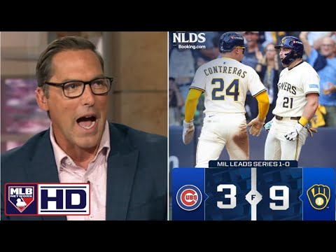 MLB Network BREAKDOWN Milwaukee Brewers dominate Chicago Cubs 9-3 in Game 1, lead ALDS series 1-0