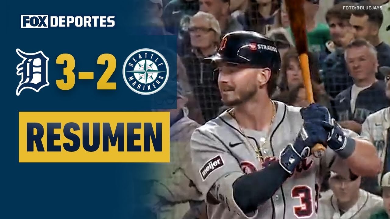 🚨🔥 TIGERS GANAN EN EXTRA INNINGS | Detroit Tigers 3-2 Seattle Mariners | HIGHLIGHTS | MLB ALDS J1