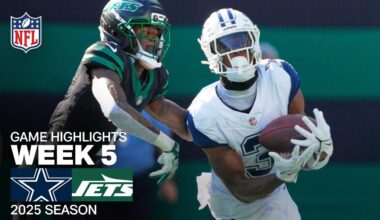 Dallas Cowboys vs. New York Jets Game Highlights | NFL 2025 Season Week 5