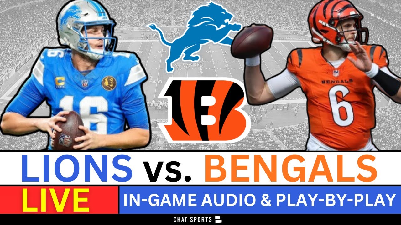 Lions vs. Bengals Live Streaming Scoreboard, Play-By-Play, Game Audio & Highlights | NFL Week 5