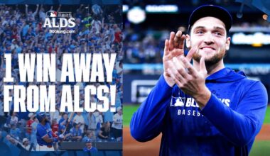 FINAL 3 OUTS: The Toronto Blue Jays are on the brink of their first ALCS appearance since 2016! 🇨🇦