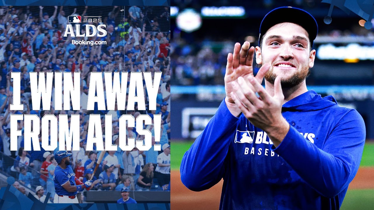 FINAL 3 OUTS: The Toronto Blue Jays are on the brink of their first ALCS appearance since 2016! 🇨🇦