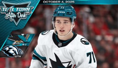 San Jose Sharks @ Utah Mammoth - 10/4/2025 - Teal Town USA After Dark (Postgame)