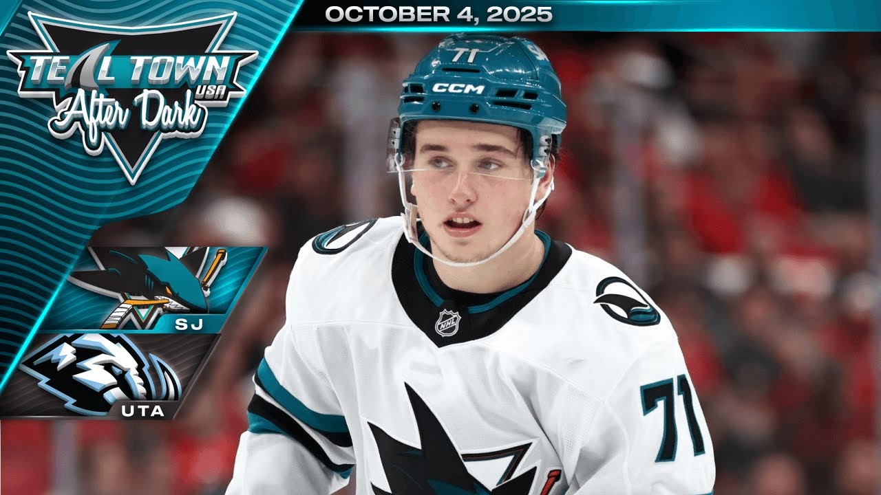 San Jose Sharks @ Utah Mammoth - 10/4/2025 - Teal Town USA After Dark (Postgame)