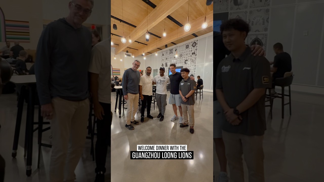 Excited to welcome to Guangzhou Loong Lions to San Antonio before our preseason game! #nba #spurs