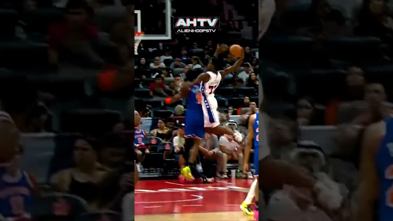 VJ Edgecombe FLIES OVER OG Anunoby for the DUNK ✈️ | NBA Preseason