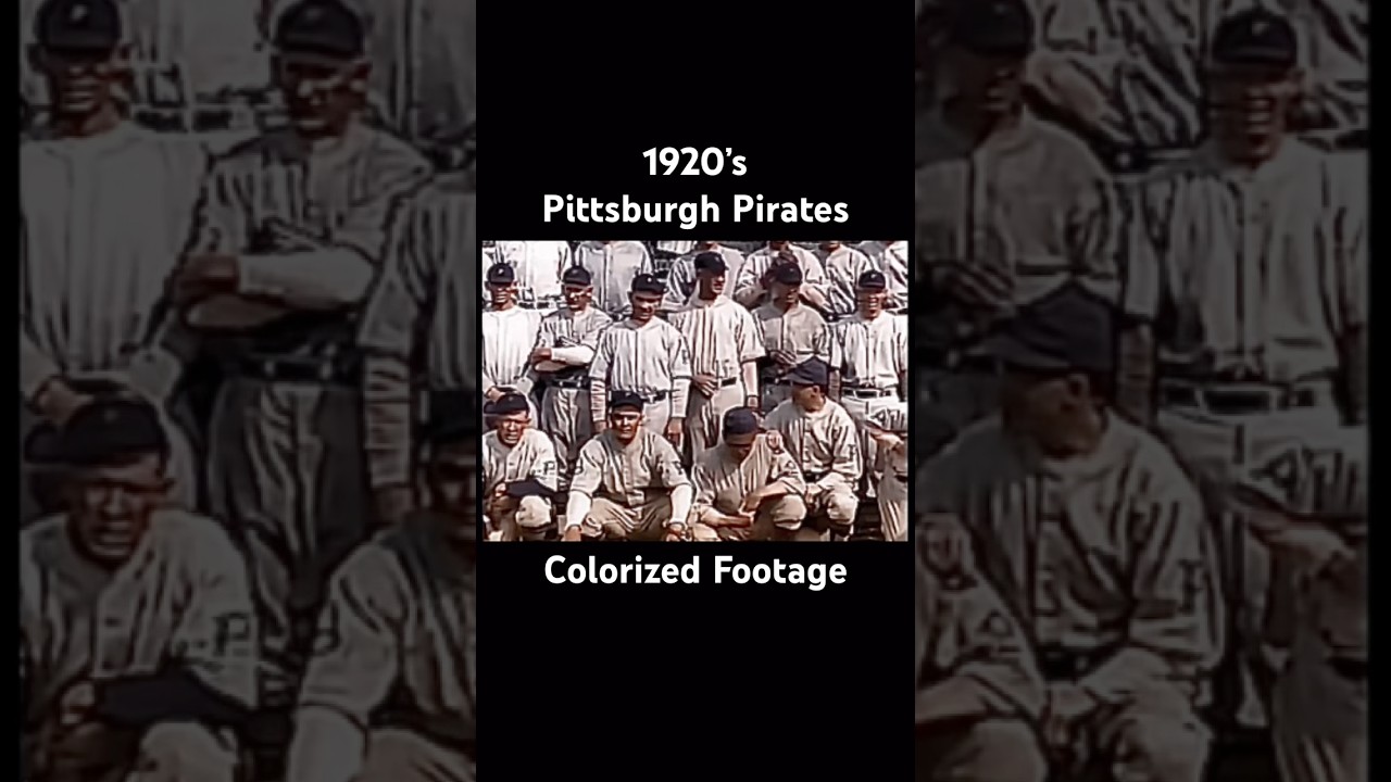 1920’s Pittsburgh Pirates Footage #trendingshorts #baseball