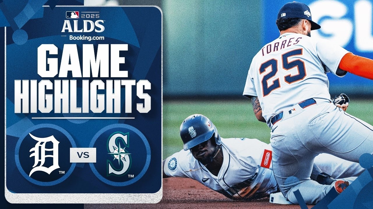 Tigers vs. Mariners ALDS Game 2 Highlights (10/05/25) | MLB Highlights