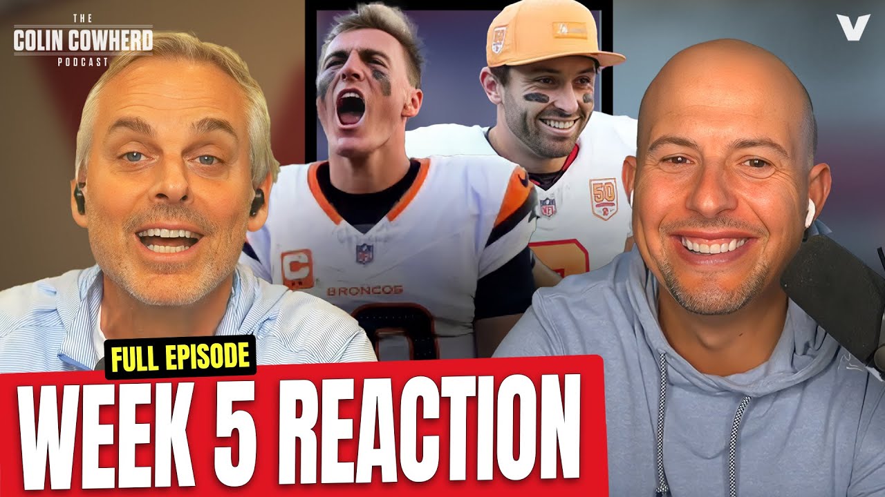 Reaction to Buccaneers-Seahawks, Broncos-Eagles, Cowboys-Jets, Raiders-Colts | Colin Cowherd NFL