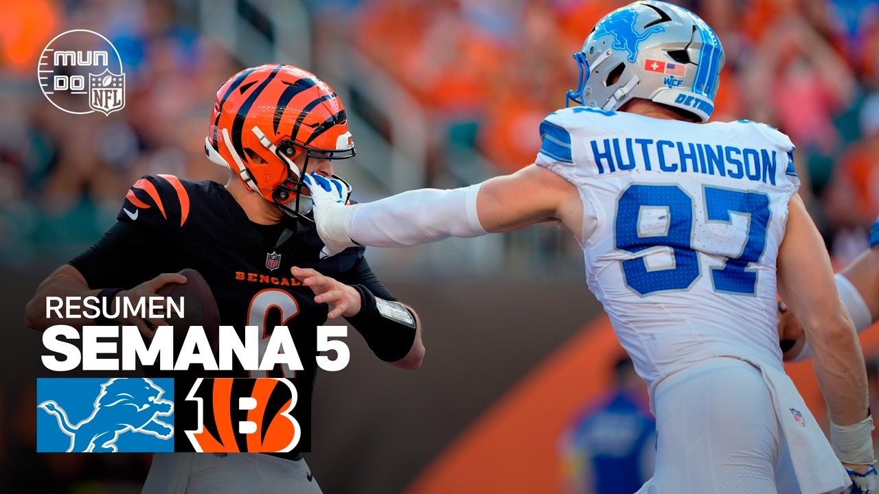 Detroit Lions vs. Cincinnati Bengals | Resumen NFL en español - Semana 5 | NFL Highlights 2025