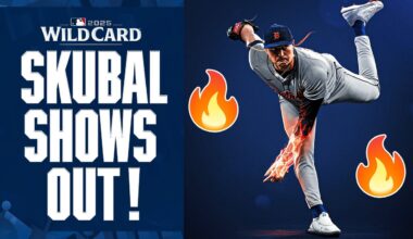 14 STRIKEOUTS! Tarik Skubal sets new career high in DOMINANT Postseason showing 😤