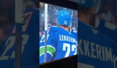 Preseason matters to Lekkerimäki. Go Canucks go! #canucks #vancouvercanucks #nhl #hockey