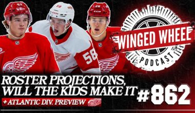 RED WINGS ROSTER PROJECTIONS (MBN, ASP, FINNIE?) & ATLANTIC PREVIEW - Winged Wheel Podcast - Oct. 5