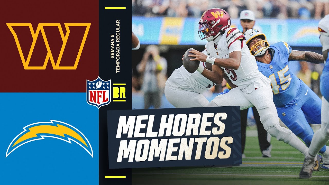 SEMANA 5 | Washington Commanders vs Los Angeles Chargers | Melhores Momentos | NFL 2025