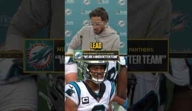 Dolphins' HC on losing to Panthers and going 1-4 #Dolphins #MikeMcDaniel #coach #NFL