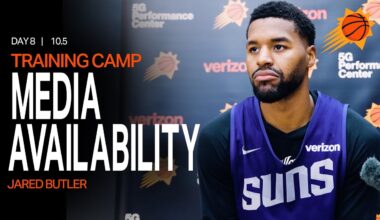 Jared Bulter Media Availability | Phoenix Suns Training Camp Day 8