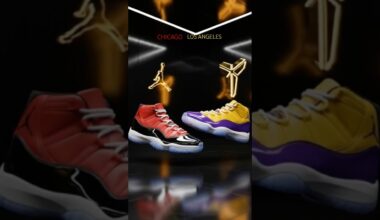 Air Jordan 11 🐍 L.A. Chicago #lakers #airjordan #chicagobulls #nba #nike #kobebryant  #love #live