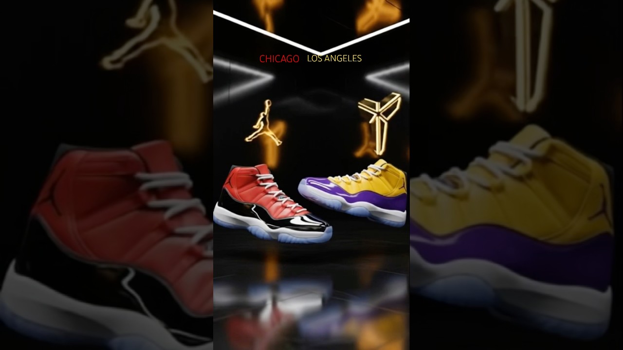 Air Jordan 11 🐍 L.A. Chicago #lakers #airjordan #chicagobulls #nba #nike #kobebryant  #love #live