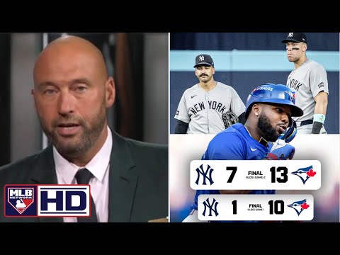 MLB Network | Derek Jeter GOES CRAZY on New York Yankees lose to Blue Jays 13-7 in Game 2 ALDS