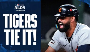 Tigers tie ALDS Game 2 after Spencer Torkelson’s CLUTCH double! 😳