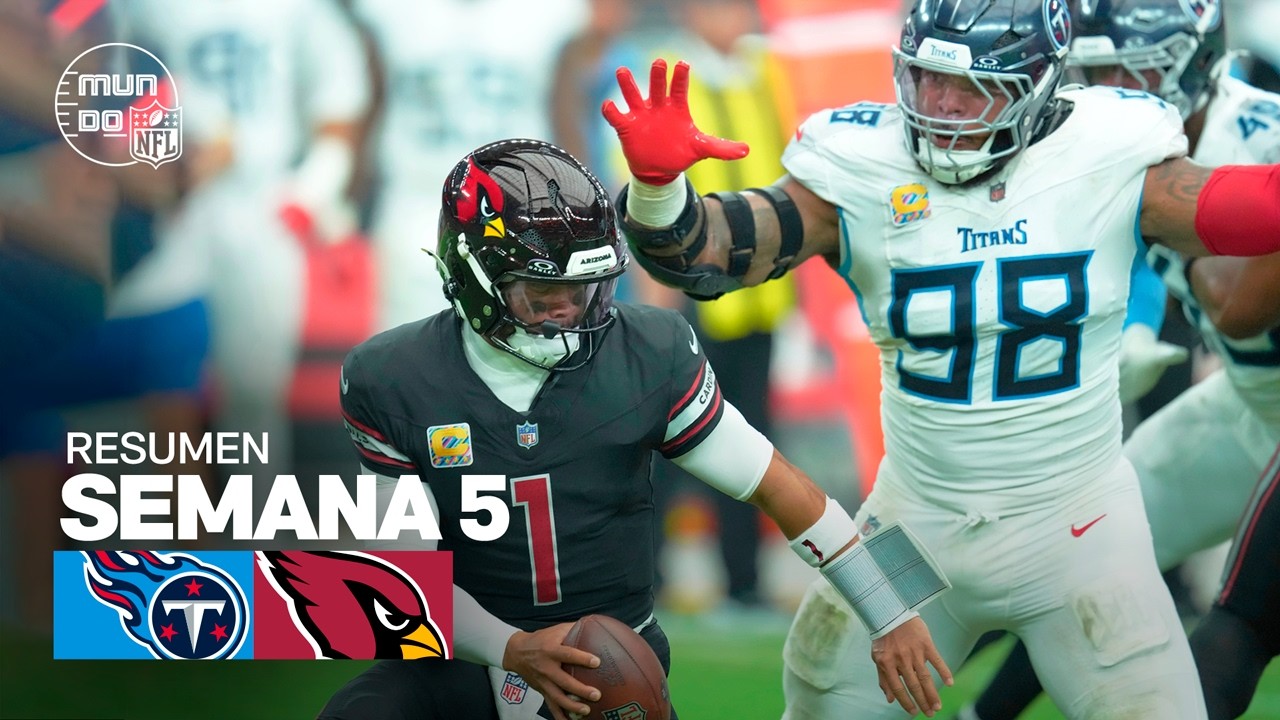 Tennessee Titans vs. Arizona Cardinals | Resumen NFL en español - Semana 5 | NFL Highlights 2025