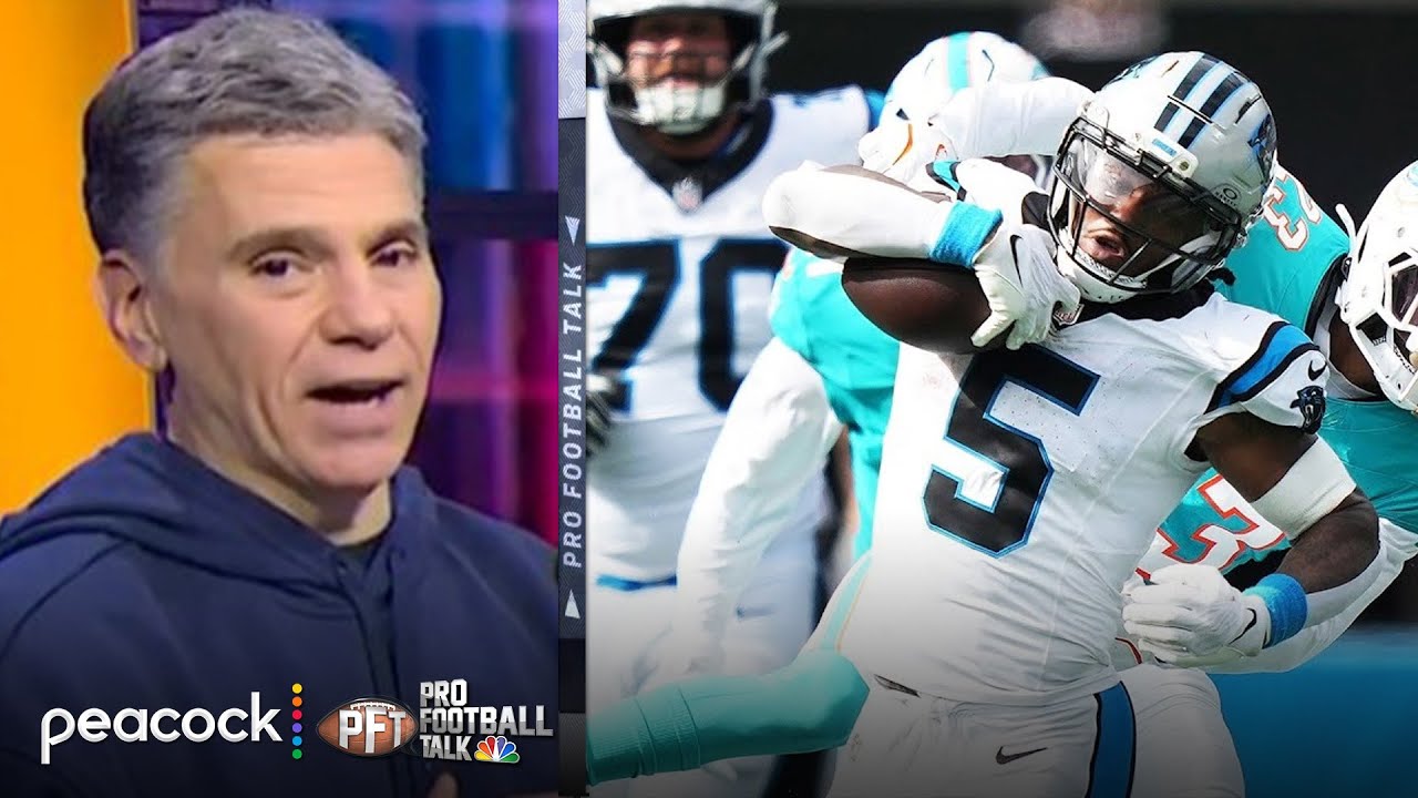 Panthers RB Rico Dowdle runs over Miami Dolphins in comeback win | Pro Football Talk | NFL on NBC