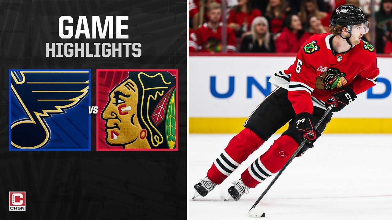 Chicago Blackhawks vs. St. Louis Blues (10/04/25) | Preseason Highlights | CHSN Blackhawks