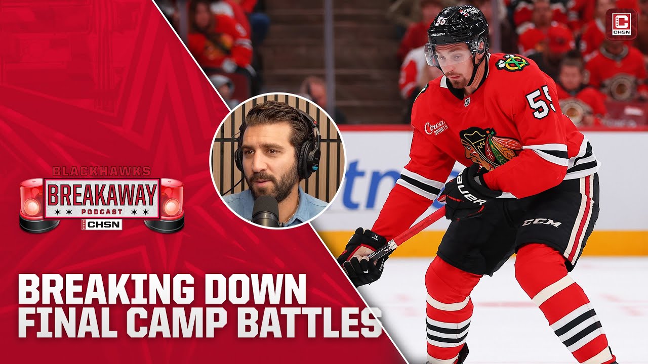 Breaking Down Blackhawks FINAL Training Camp Battles | Blackhawks Breakaway