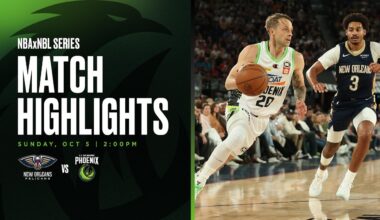 Match highlights: Phoenix vs New Orleans Pelicans (NBAxNBL, Melbourne Series)