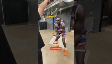 Who can go 6/6? 👀 We had the guys test their reflexes with a new challenge! #shorts | Phoenix Suns