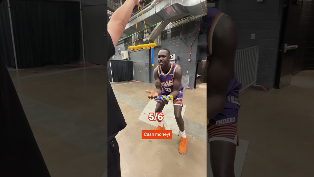 Who can go 6/6? 👀 We had the guys test their reflexes with a new challenge! #shorts | Phoenix Suns