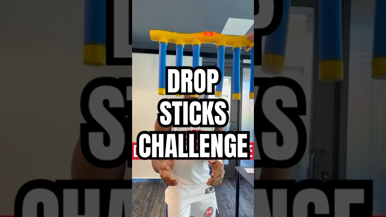 Testing out those reflexes #nba #detroitpistons