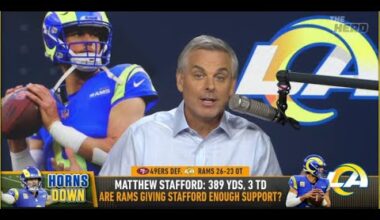 THE HERD | Colin Cowherd SHOCKED, Los Angeles Rams Are WASTING Matthew Stafford | NFL