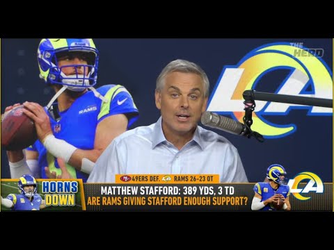 THE HERD | Colin Cowherd SHOCKED, Los Angeles Rams Are WASTING Matthew Stafford | NFL