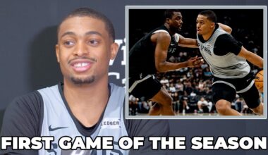 Keldon Johnson on Spurs First Preseason Game of the 2025-26 Season