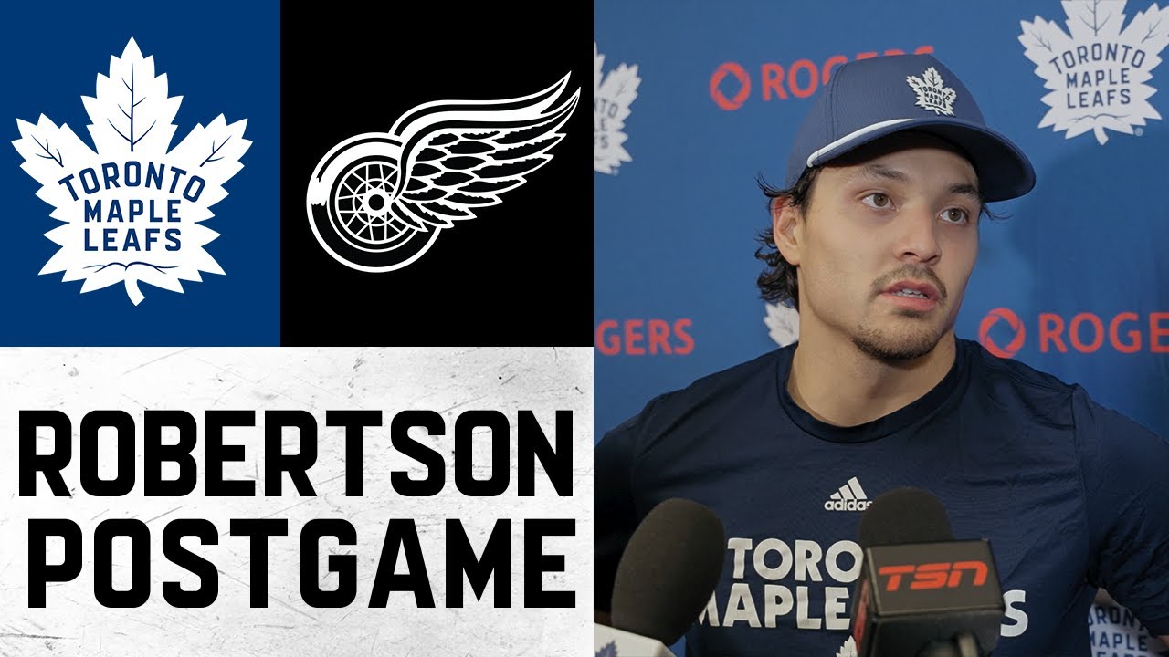 Nicholas Robertson | Post Game @ Detroit Red Wings | October 4, 2025