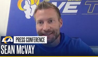 Sean McVay On Injury Updates Heading Into Week 6, Developing The Run Defense & More