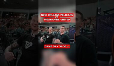 Come with me to watch the NEW ORLEANS PELICANS VS MELBOURNE UNITED GAME 👀🏀