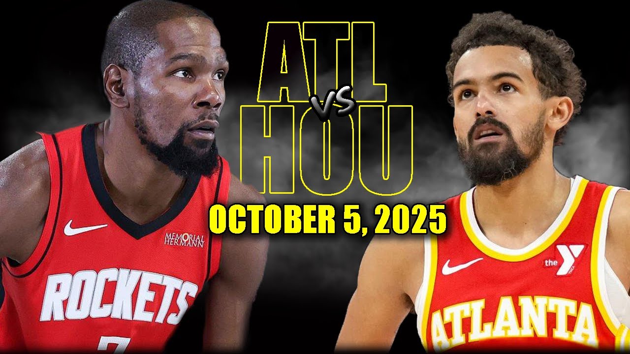 Houston Rockets vs Atlanta Hawks Full Game Highlights - October 6, 2025 | NBA Preseason