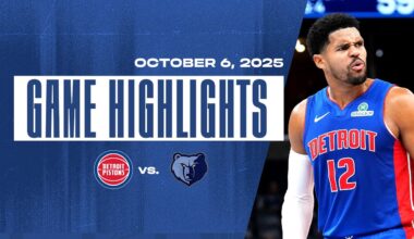 Full Game Highlights l Detroit Pistons @ Memphis Grizzlies