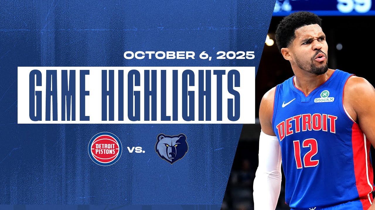 Full Game Highlights l Detroit Pistons @ Memphis Grizzlies
