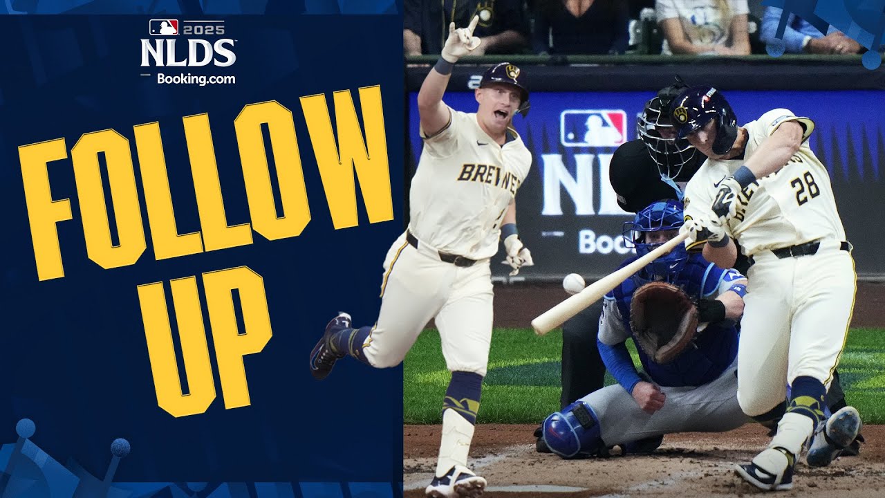 Andrew Vaughn answers RIGHT BACK in the SAME inning for the Brewers 😱😱😱 (Ties game with 3-run HR)