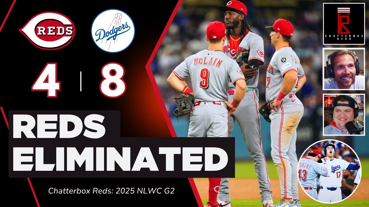 Cincinnati Reds Season Ends In Sweep To Los Angeles Dodgers | 2025 MLB Postseason, Recap, Highlights