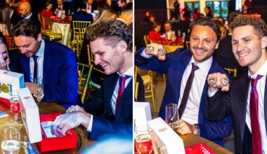 The Panthers React to their New Rings! 💍💍